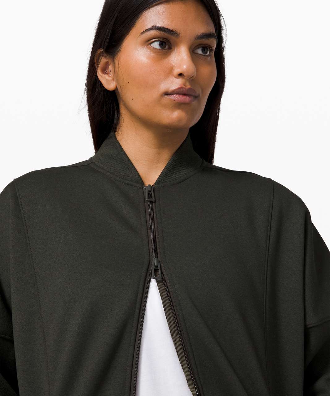 Lululemon Round Trip Jacket - Dark Olive - lulu fanatics