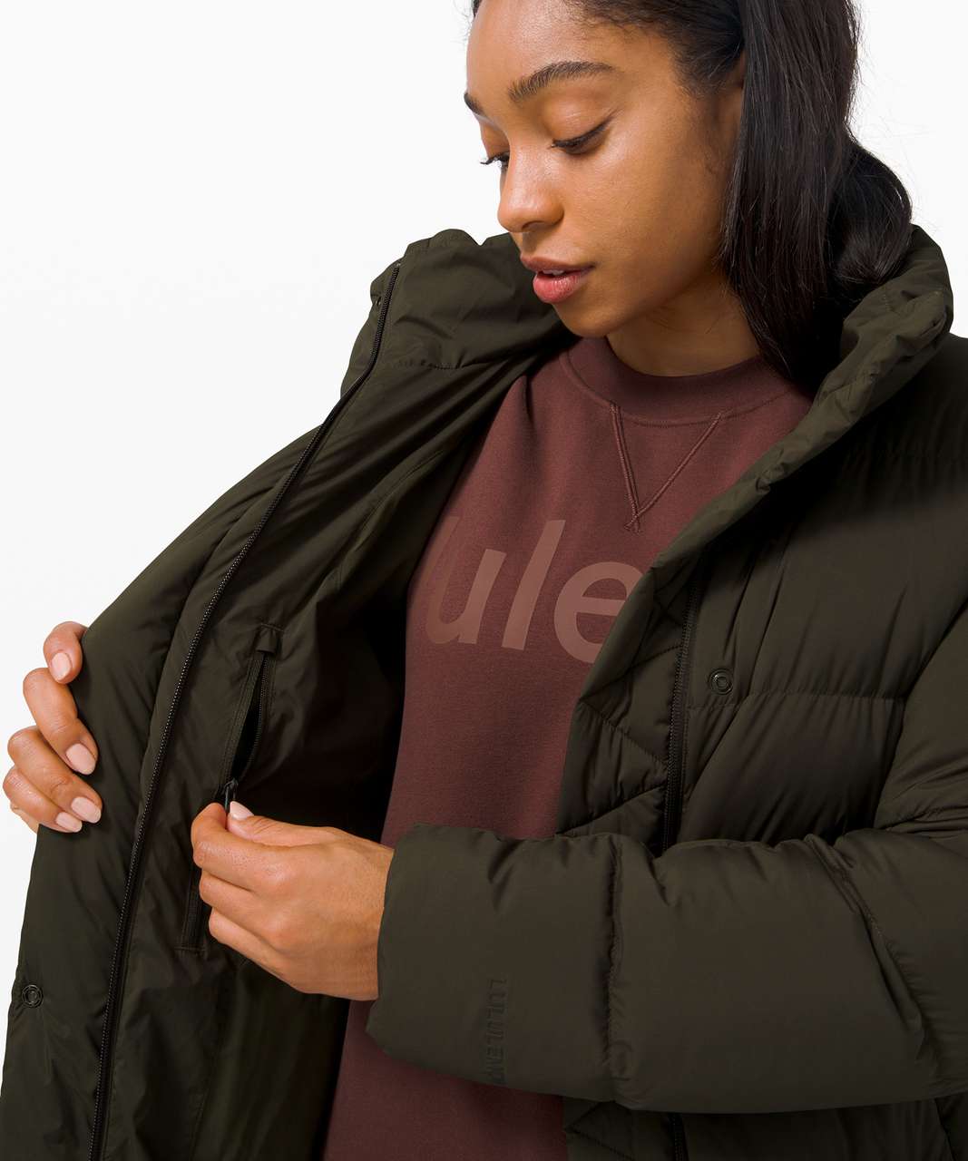 Lululemon Wunder Puff Jacket - Sunset Orange - lulu fanatics