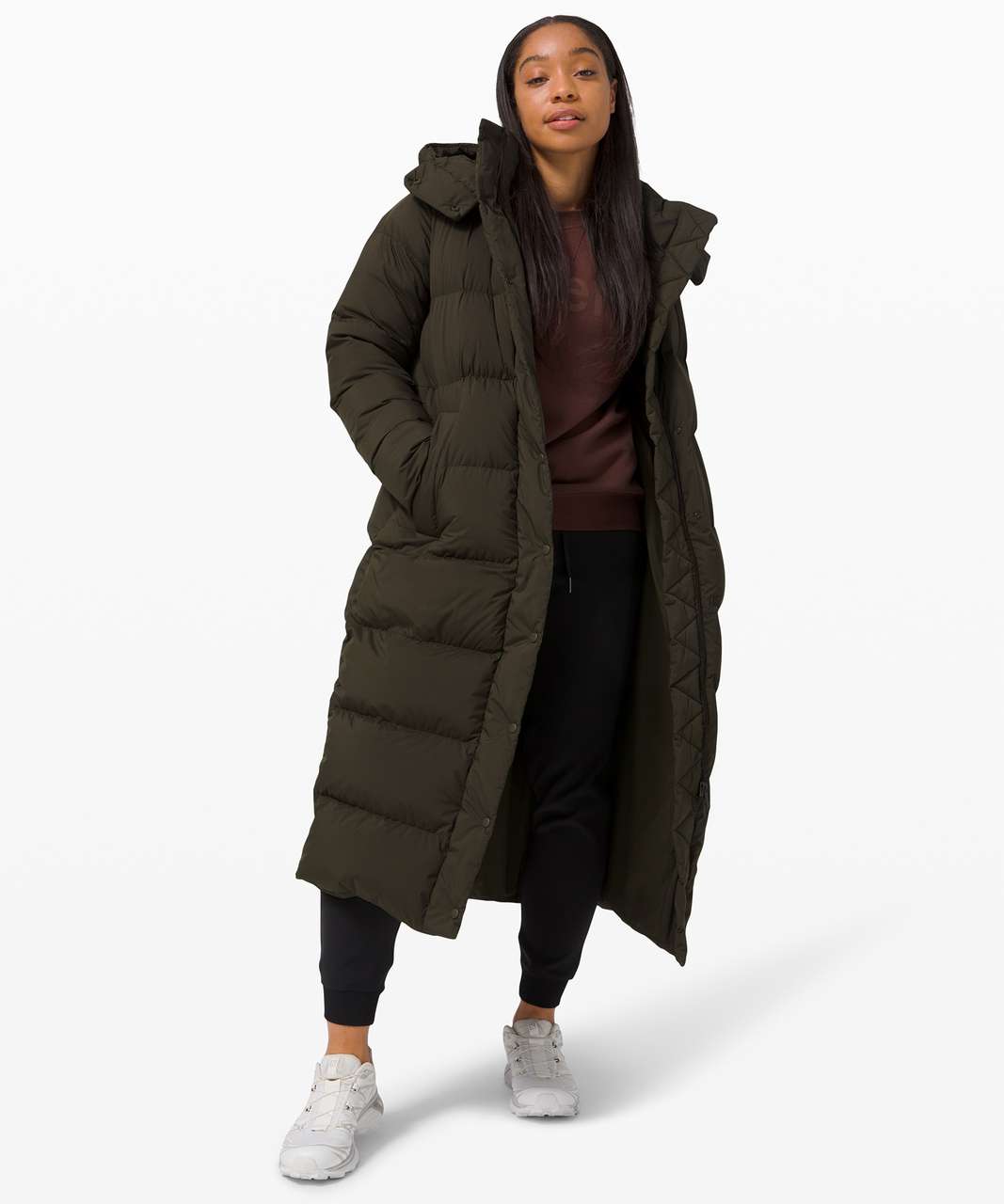 lululemon long puffer jacket