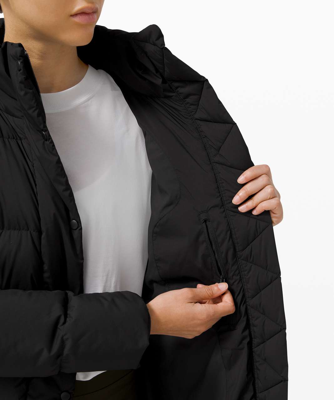 Lululemon Wunder Puff Jacket *Long - Black (First Release)