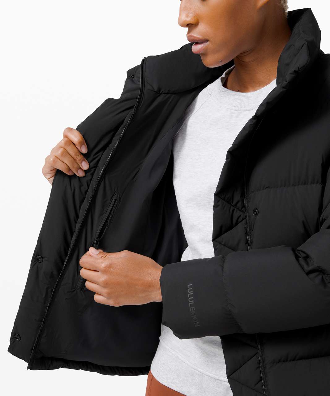 Lululemon WUNDER PUFF Jacket Black Size 2 NWT - Incredibly Warm and Super  Cute