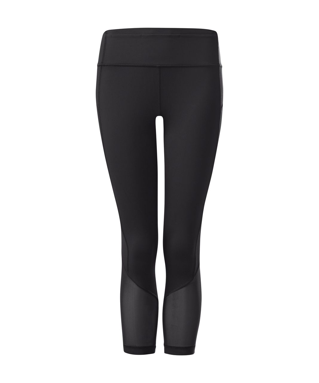 Lululemon Pace Rival Crop Black Ruched Ankle Side Pocket Active Leggings  Size 4 - $36 - From gracieumbrella