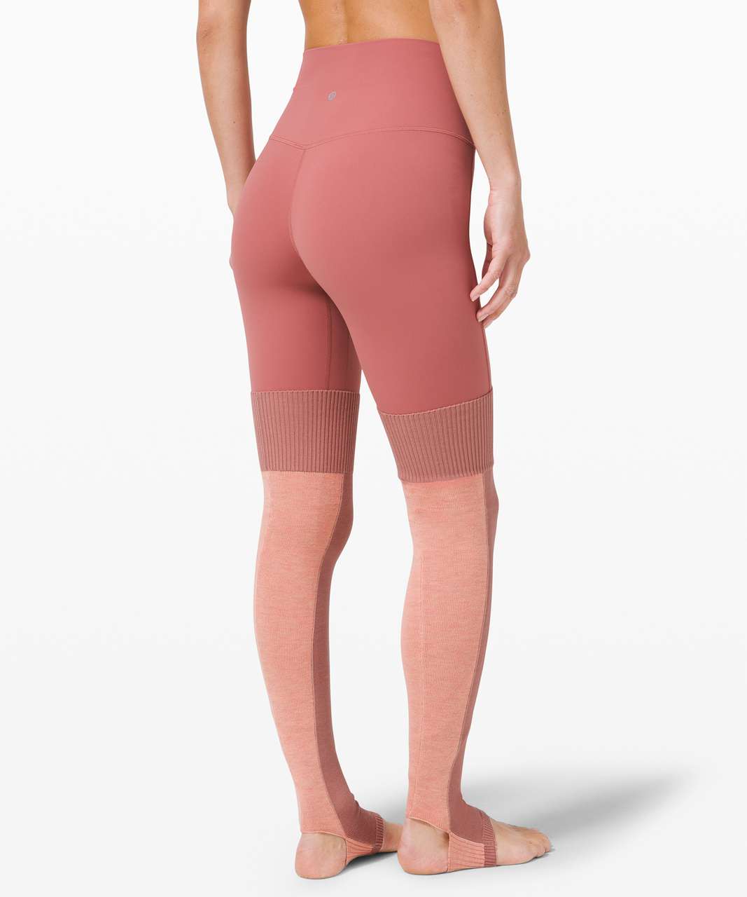 Lululemon Evolution Leg Warmer - Pink Pastel / Heathered Pink Pastel