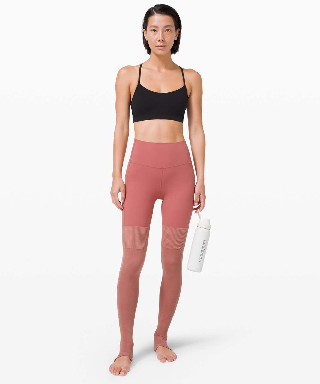 Lululemon Evolution Leg Warmer - Pink Pastel / Heathered Pink