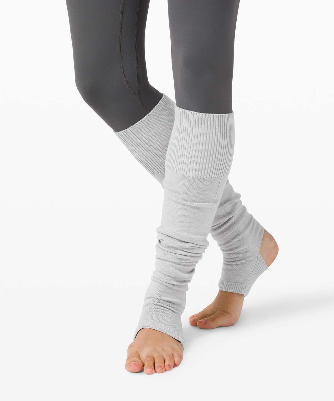 Lululemon Evolution Leg Warmer - Heathered Silver Drop / Silver Drop ...