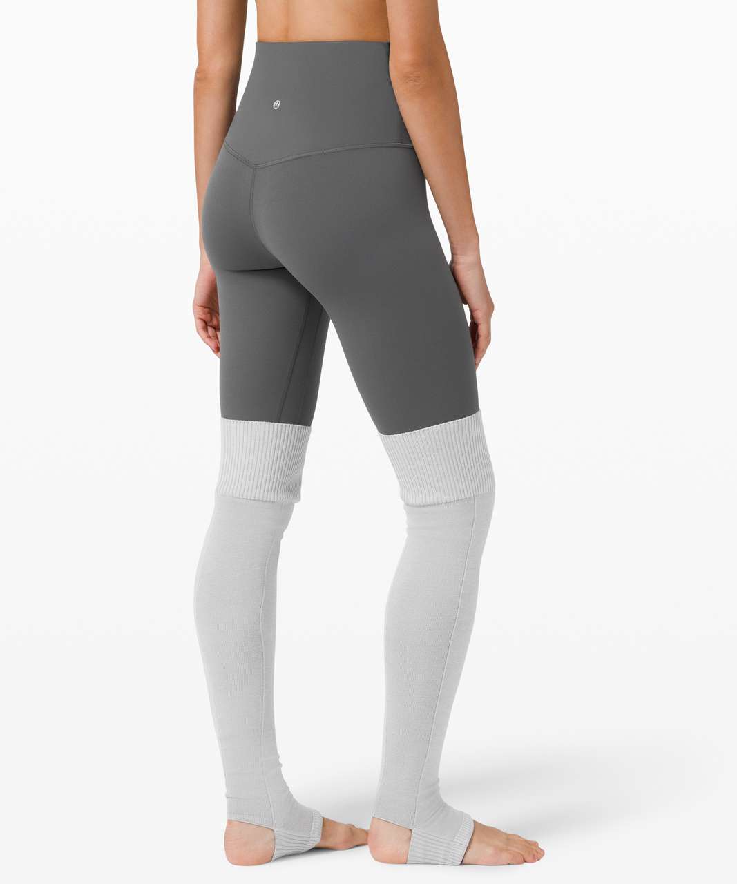 Lululemon Evolution Leg Warmer - Heathered Silver Drop / Silver Drop