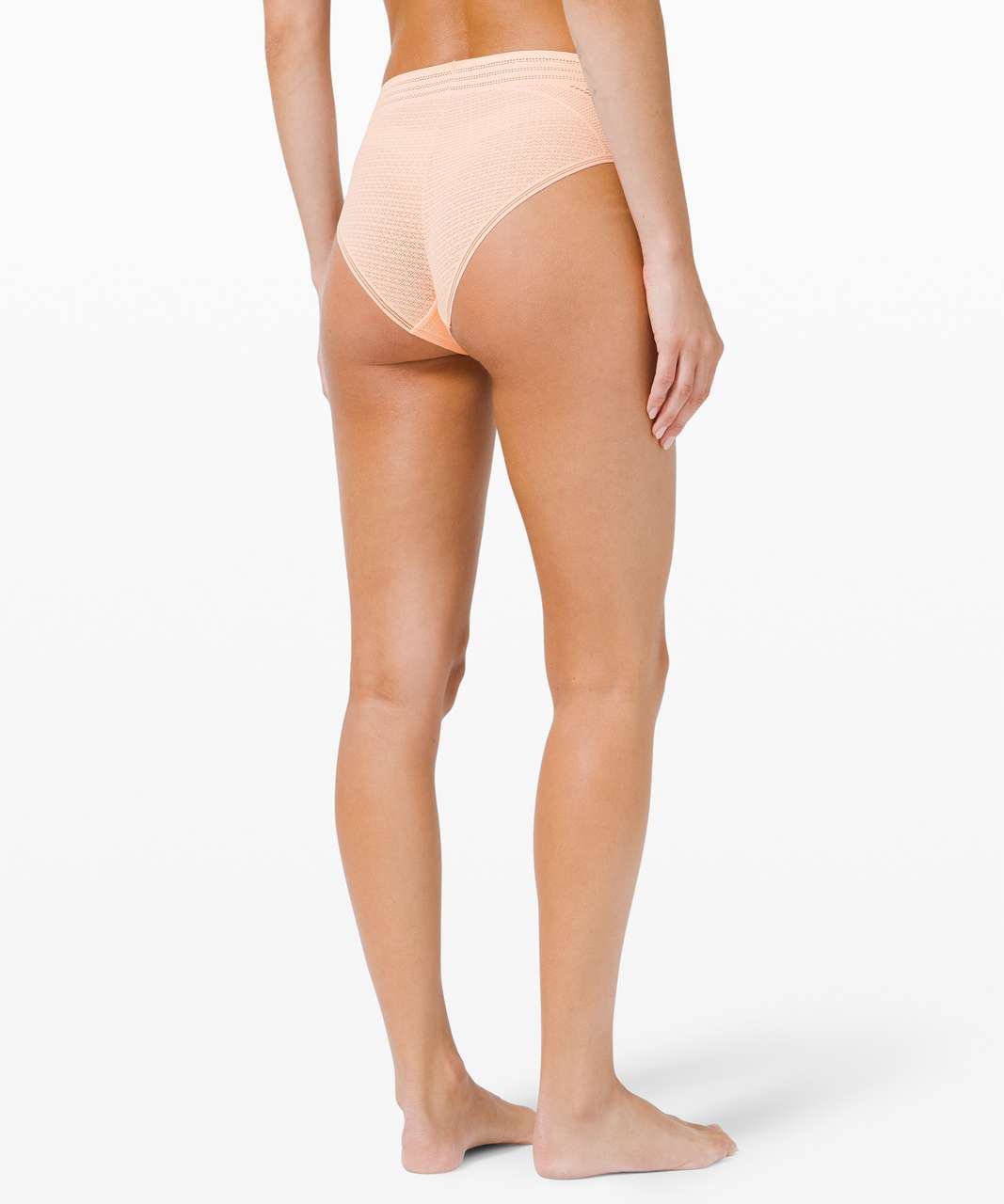 Lululemon Awake to Lace High Rise Cheeky Bikini - Ballet Slipper