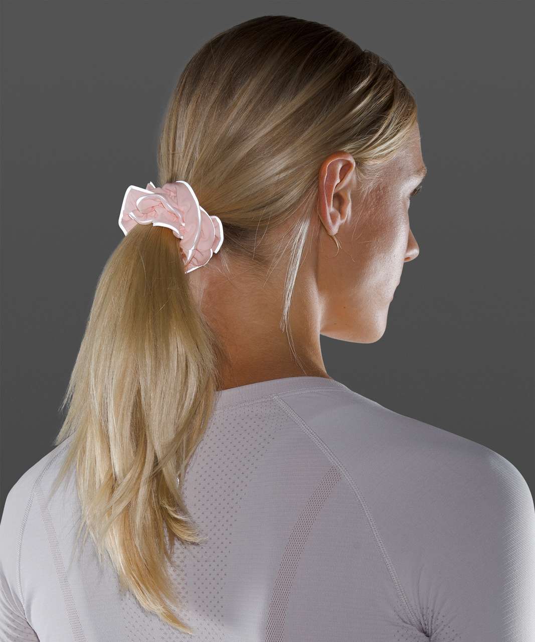 Lululemon Light Locks Scrunchie II - Pink Glow