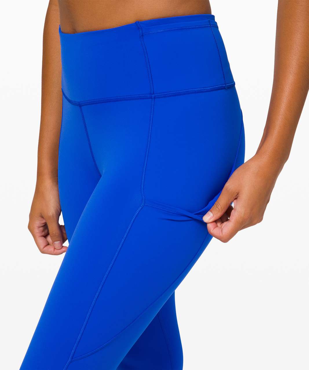 Lululemon Fast and Free Crop II 19" *Non-Reflective - Cerulean Blue