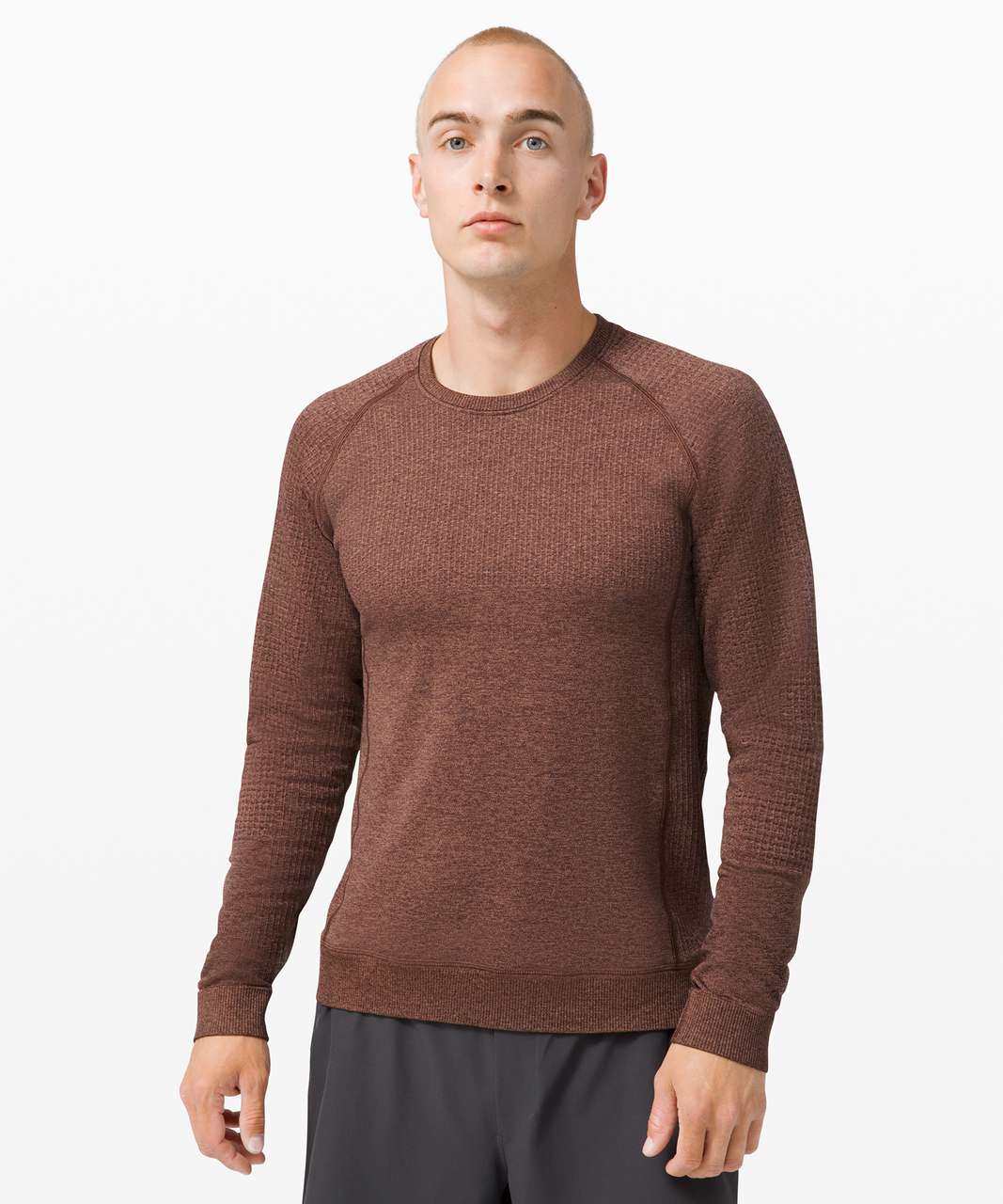 Lululemon Engineered Warmth Long Sleeve - Ancient Copper / Cassis - lulu  fanatics