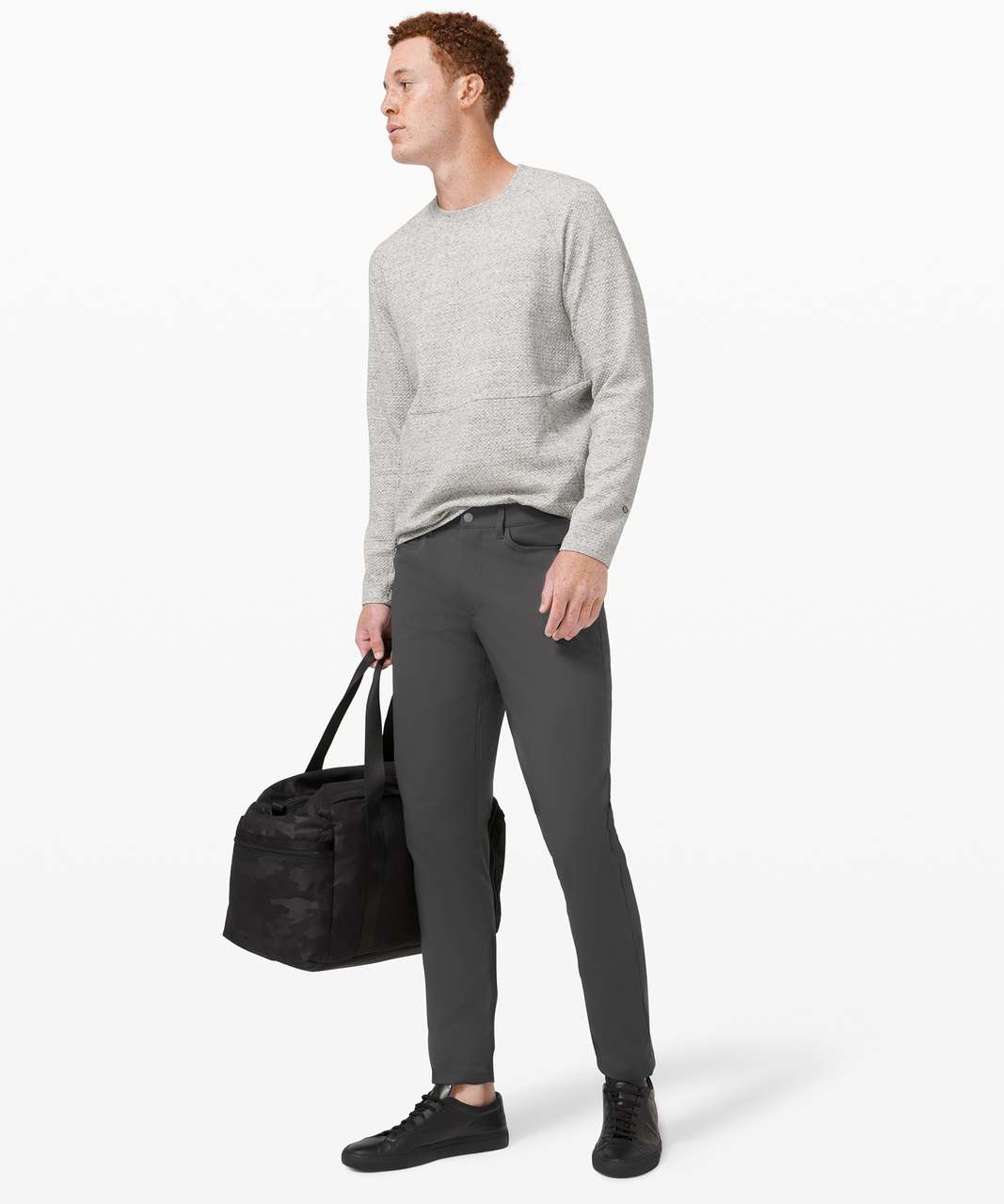 LULULEMON ATHLETICA MENS 34x30 Gray Performance Traveler Commuter Tech  Pants $61.00 - PicClick