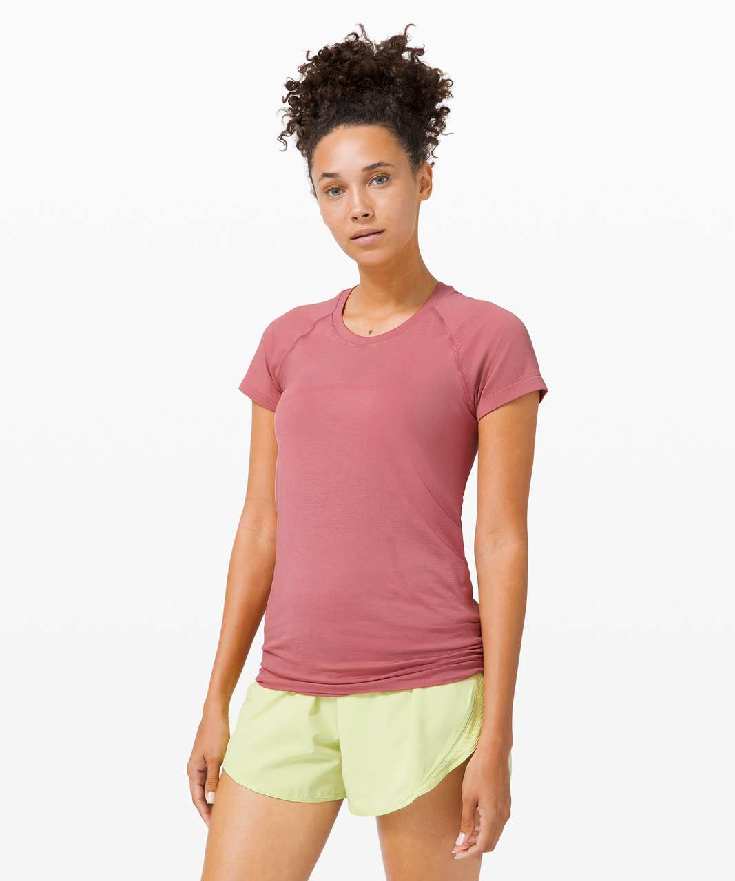 Lululemon Swiftly Tech Short Sleeve 2.0 - Brier Rose / Brier Rose - lulu  fanatics