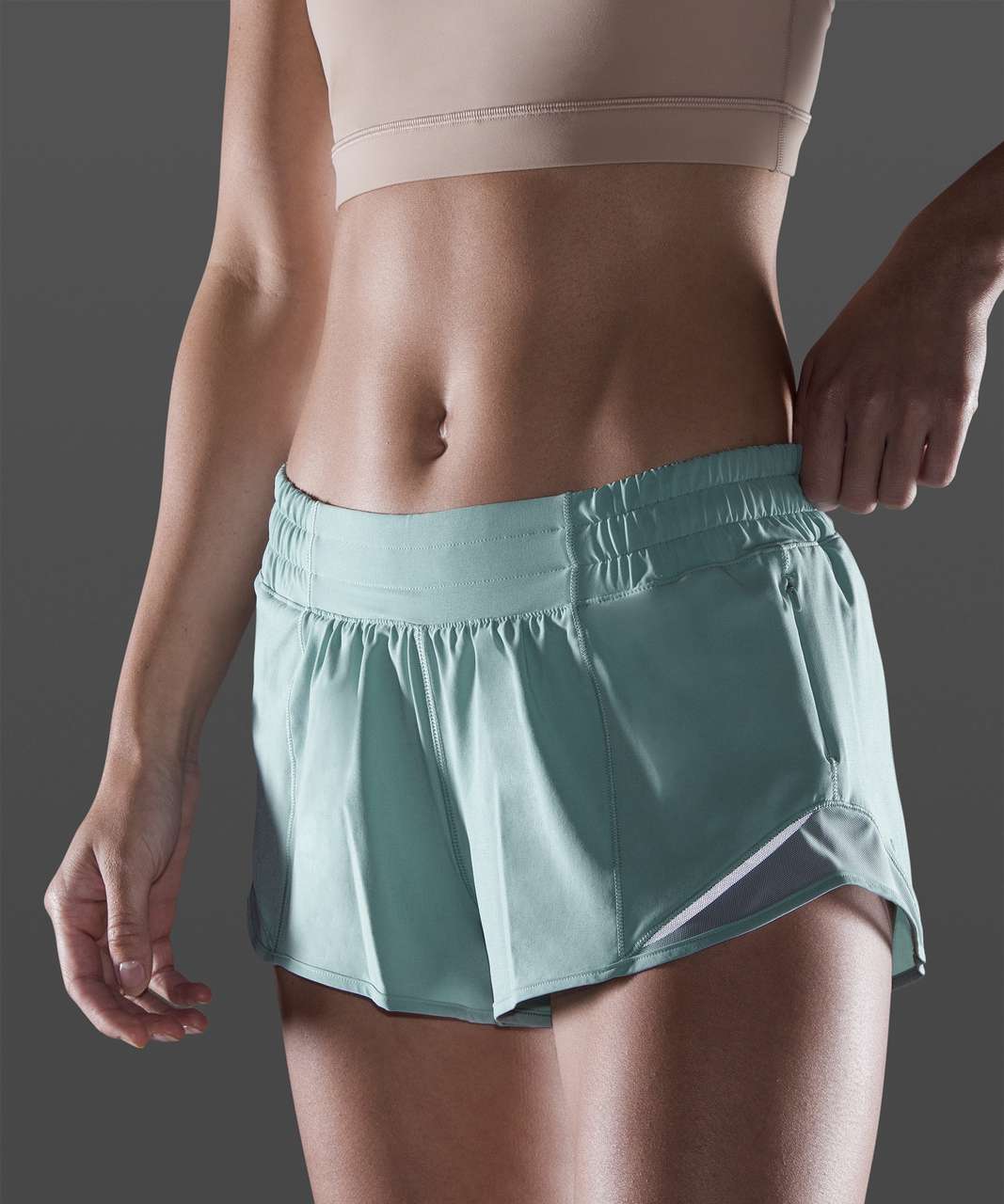 Lululemon Hotty Hot Short II *2.5" - Hazy Jade (First Release)