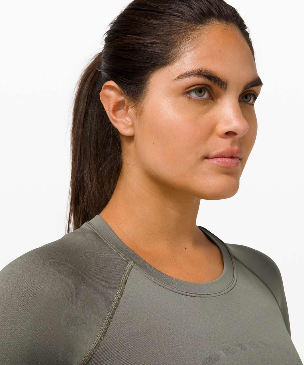 Lululemon Swiftly Tech Long Sleeve 2.0 *Race Length - Grey Sage / Grey Sage  - lulu fanatics