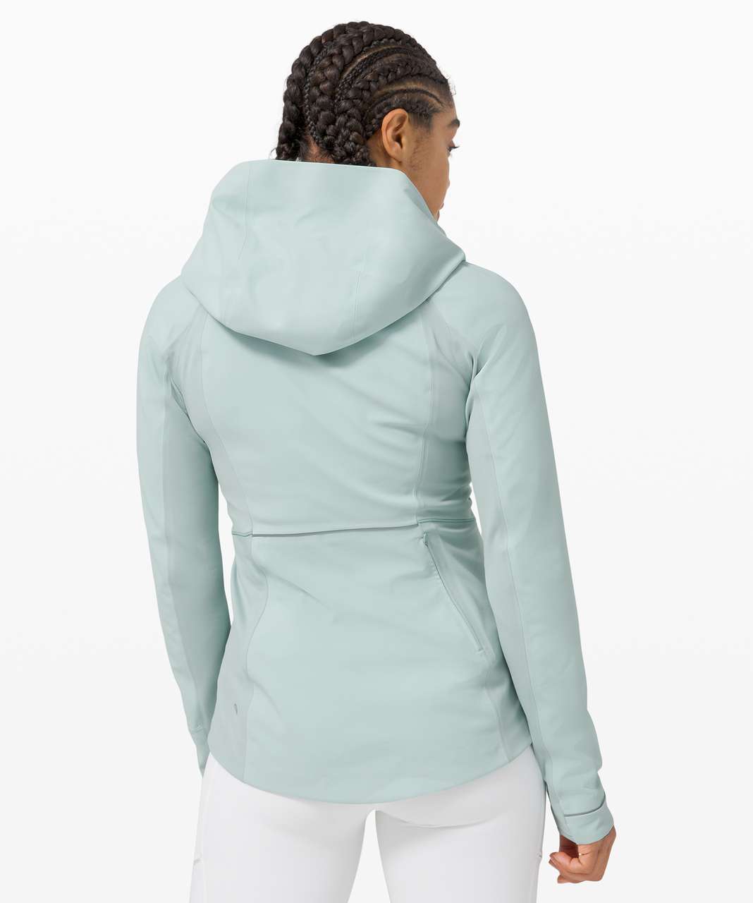 New Lululemon Cross Chill Jacket RepelShell Size 8 Sheer Blue- LW4BOHS SHRB