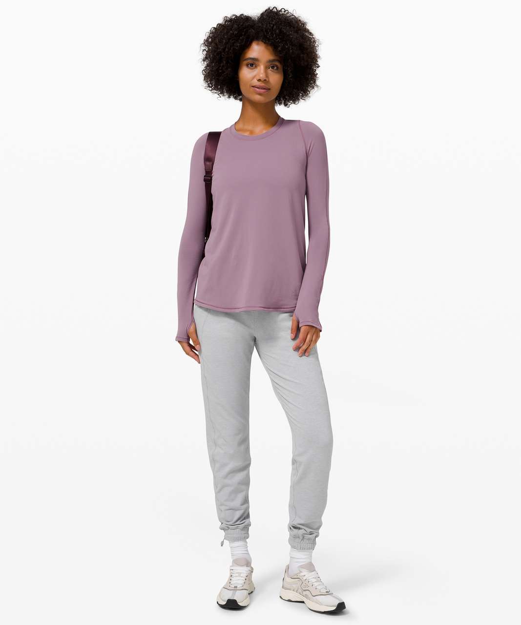 Lululemon Tuck & Flow Long Sleeve - Frosted Mulberry