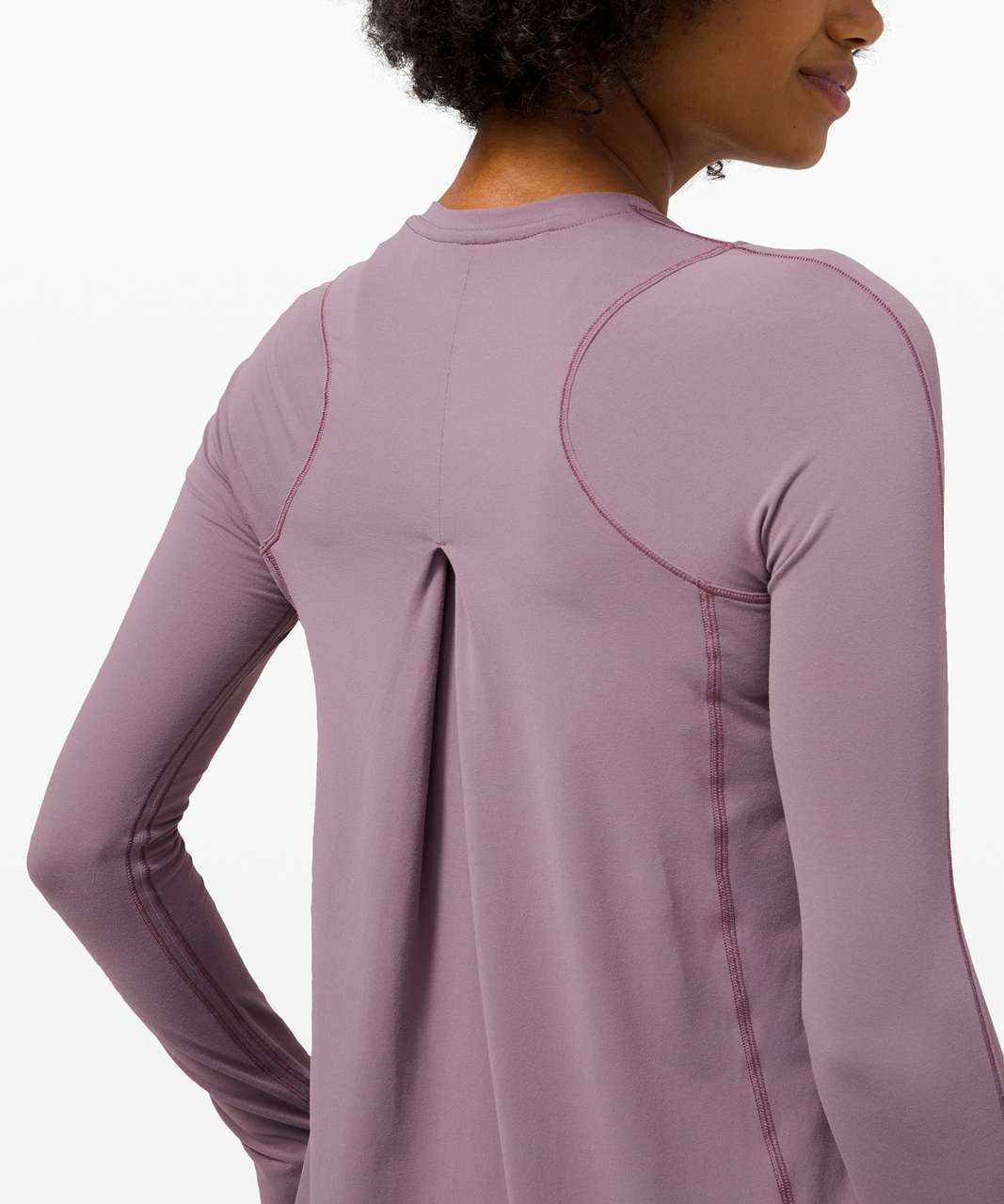 Lululemon Tuck And Flow Long Sleeve - Silver Spoon Angel Wing (AU release)  - lulu fanatics