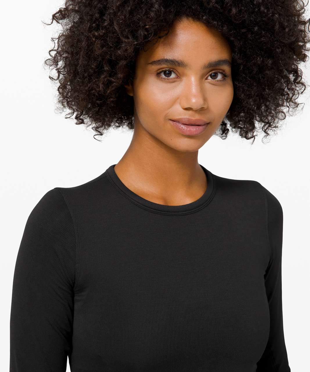 Lululemon Hold Tight Long Sleeve - Black - lulu fanatics