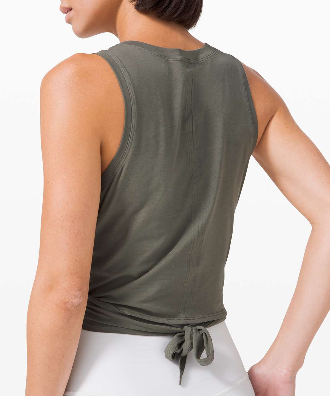 Lululemon Time to Restore Tank - Grey Sage