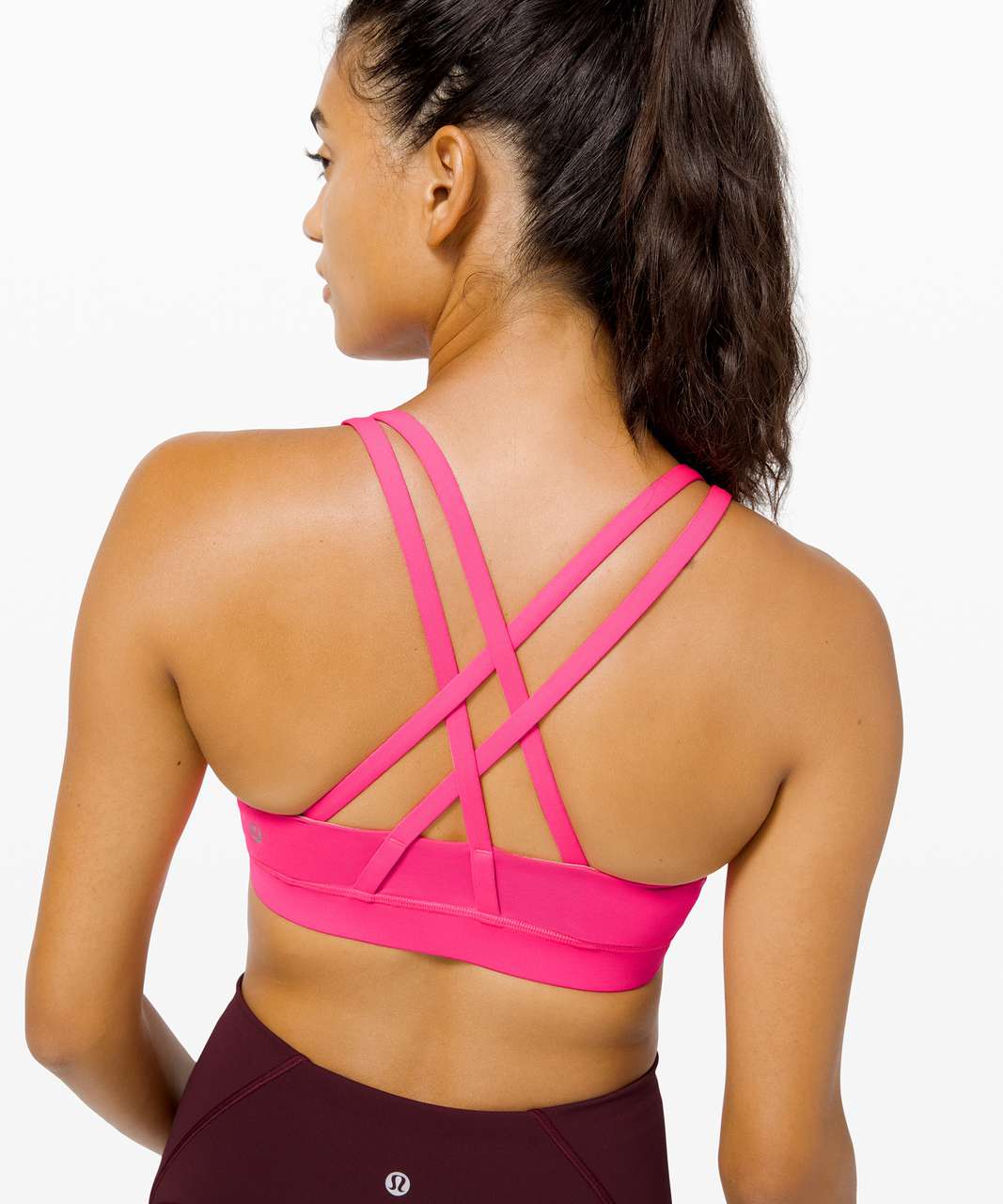 Lululemon Energy Bra *Medium Support, B–D Cup - Pink Highlight