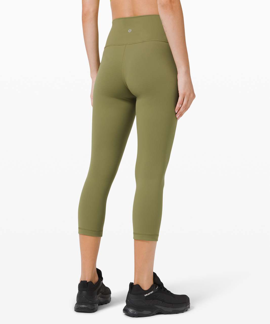 Lululemon Wunder Train High-Rise Crop 21" - Bronze Green