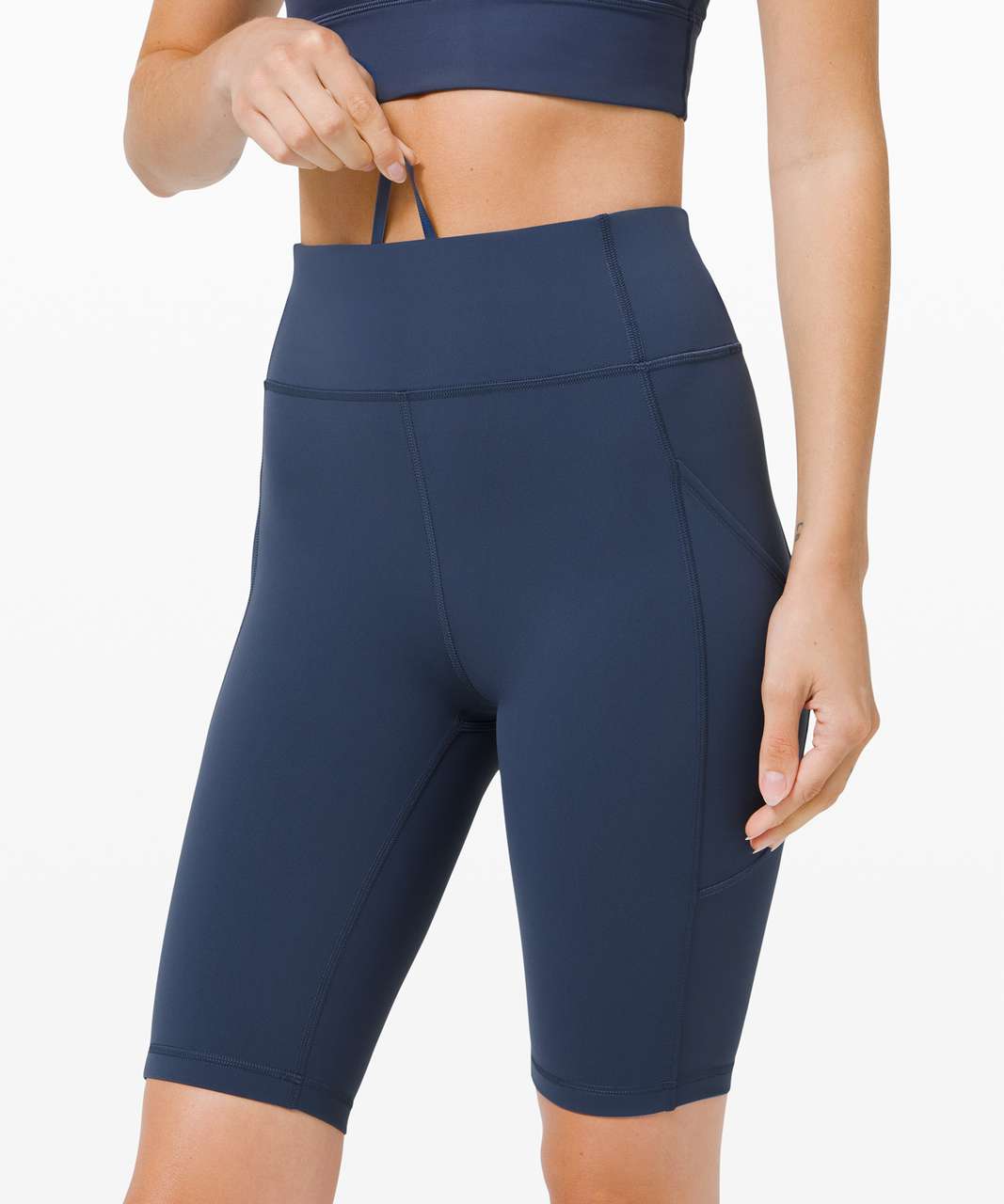 Lululemon Align Super-High-Rise Short 10 - Capture Blue - lulu fanatics