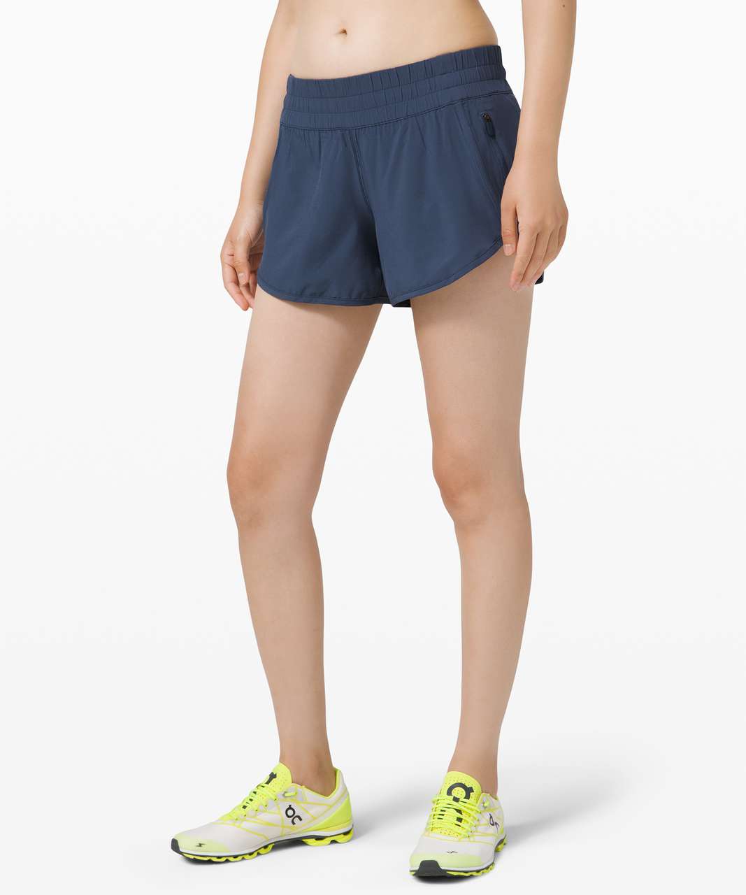 Lululemon Tracker Short V *4" - Iron Blue