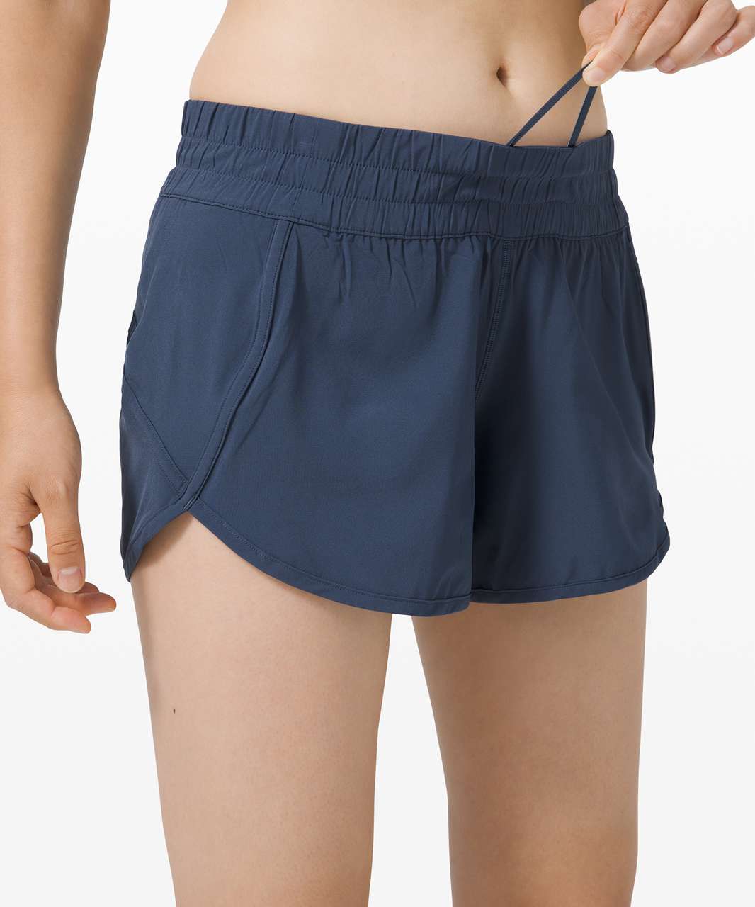 Lululemon Tracker Short V *4" - Iron Blue