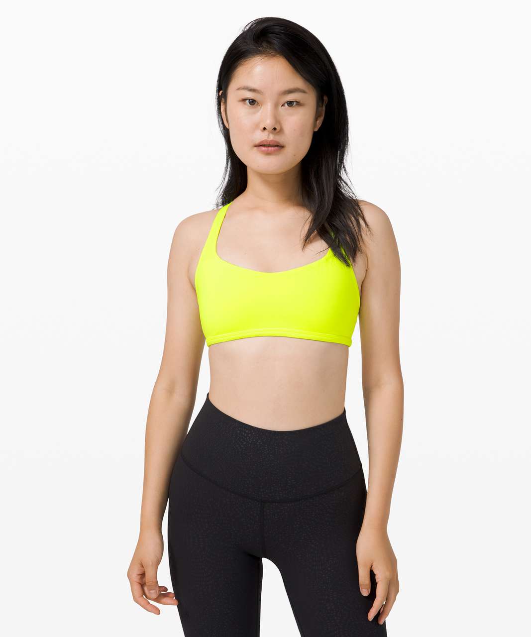 Lululemon Free To Be Bra Wild *Light Support, A/B Cup - Highlight Yellow
