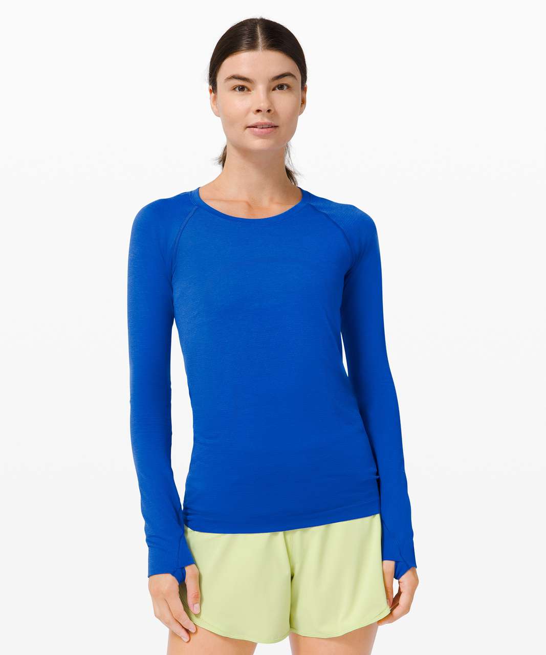 Lululemon Swiftly Tech Long Sleeve 2.0 - Cerulean Blue / Cerulean Blue