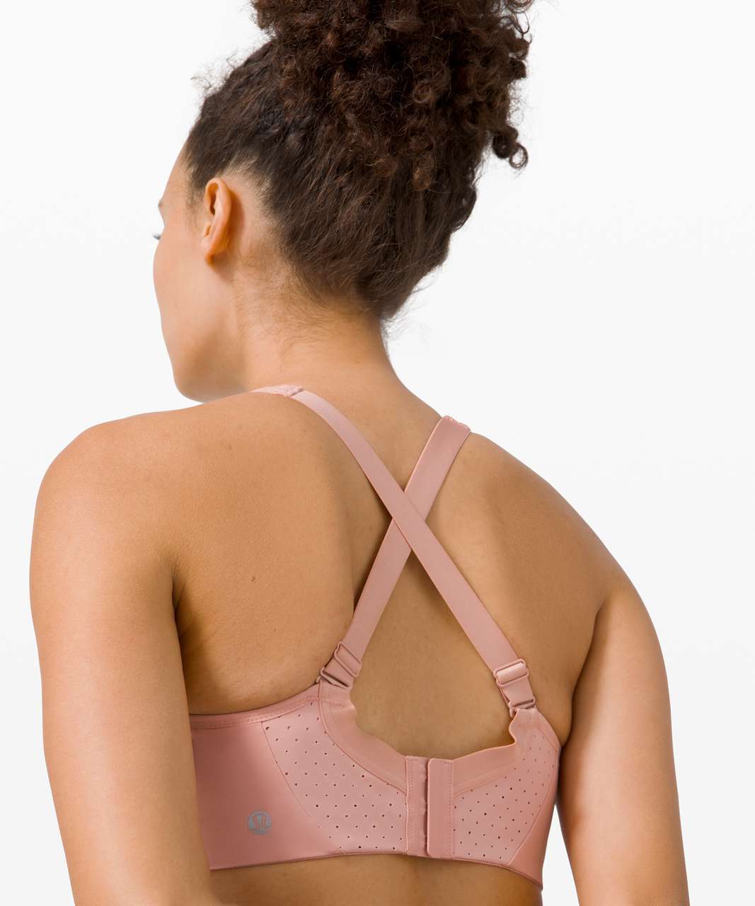 Lululemon Run Times Bra *High Support, B–E Cups - Pink Pastel