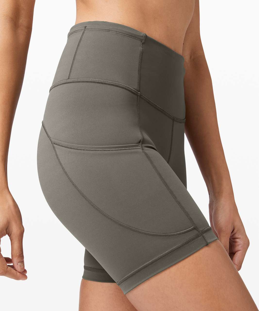 Lululemon Fast and Free Short 6" *Non-Reflective - Grey Sage