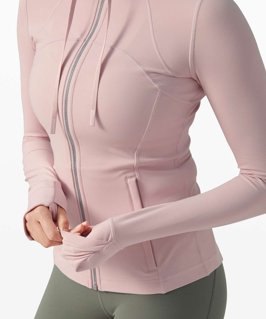 Lululemon Define Hooded Jacket Nulu In Pink