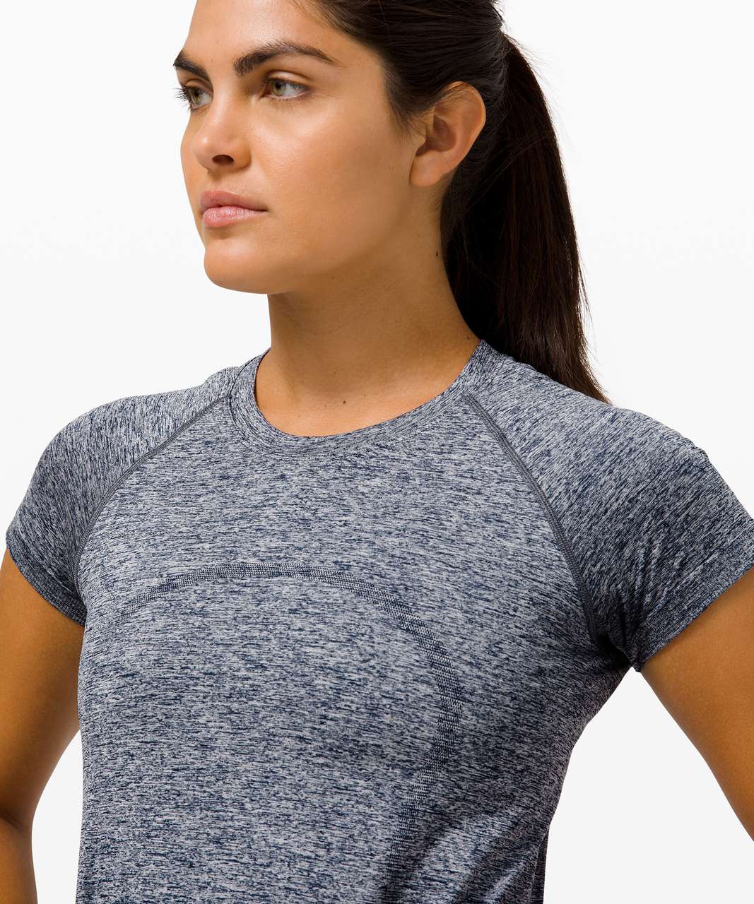 Lululemon Swiftly Tech Short Sleeve 2.0 *Race - True Navy / White