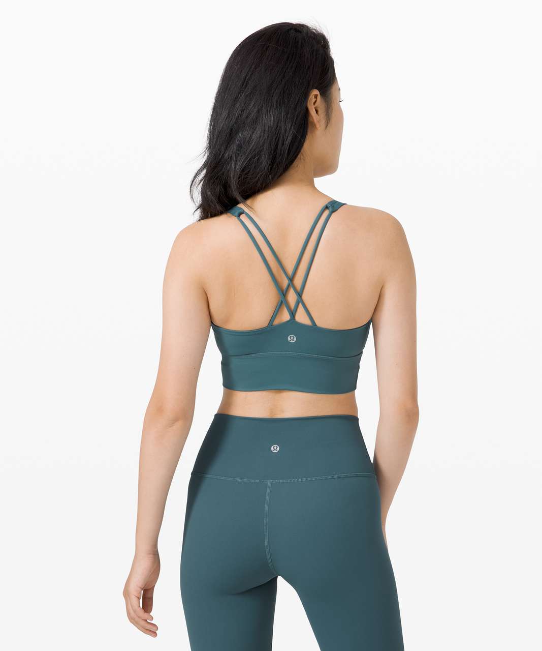 Lululemon Free To Be Bra Long Line *Light Support, A/B Cup - Desert Teal -  lulu fanatics