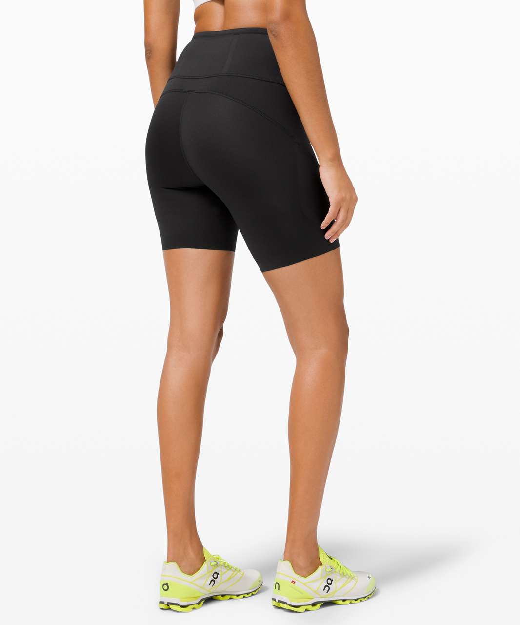 Black Fast and Free recycled fibre-blend shorts, Lululemon