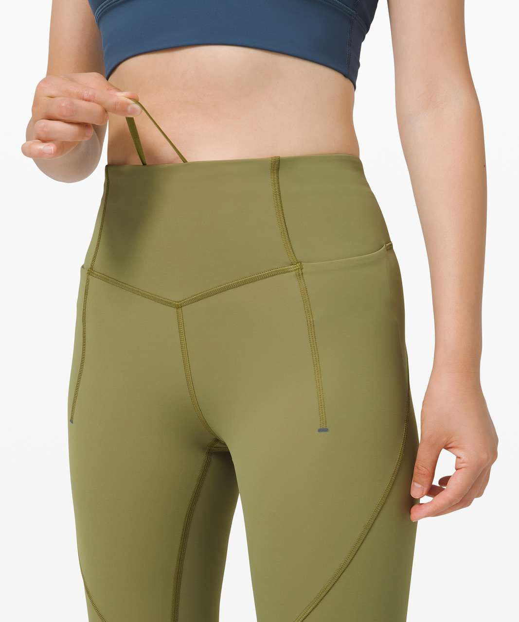 Lululemon Fine Force High-Rise Tight 28" - Bronze Green