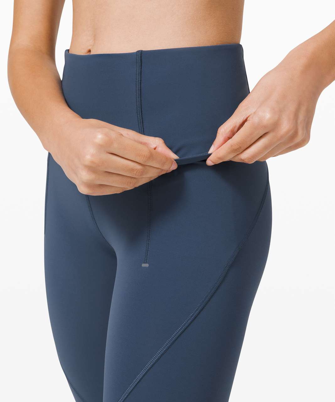 Lululemon Fine Force High-Rise Tight 28 - Iron Blue - lulu fanatics