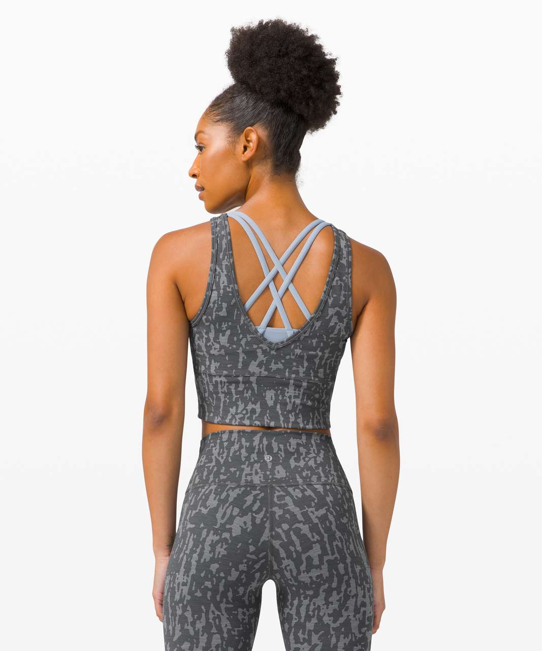 Lululemon Power Pivot Tank *Tough - Heathered PU Black Asphalt Grey - lulu  fanatics