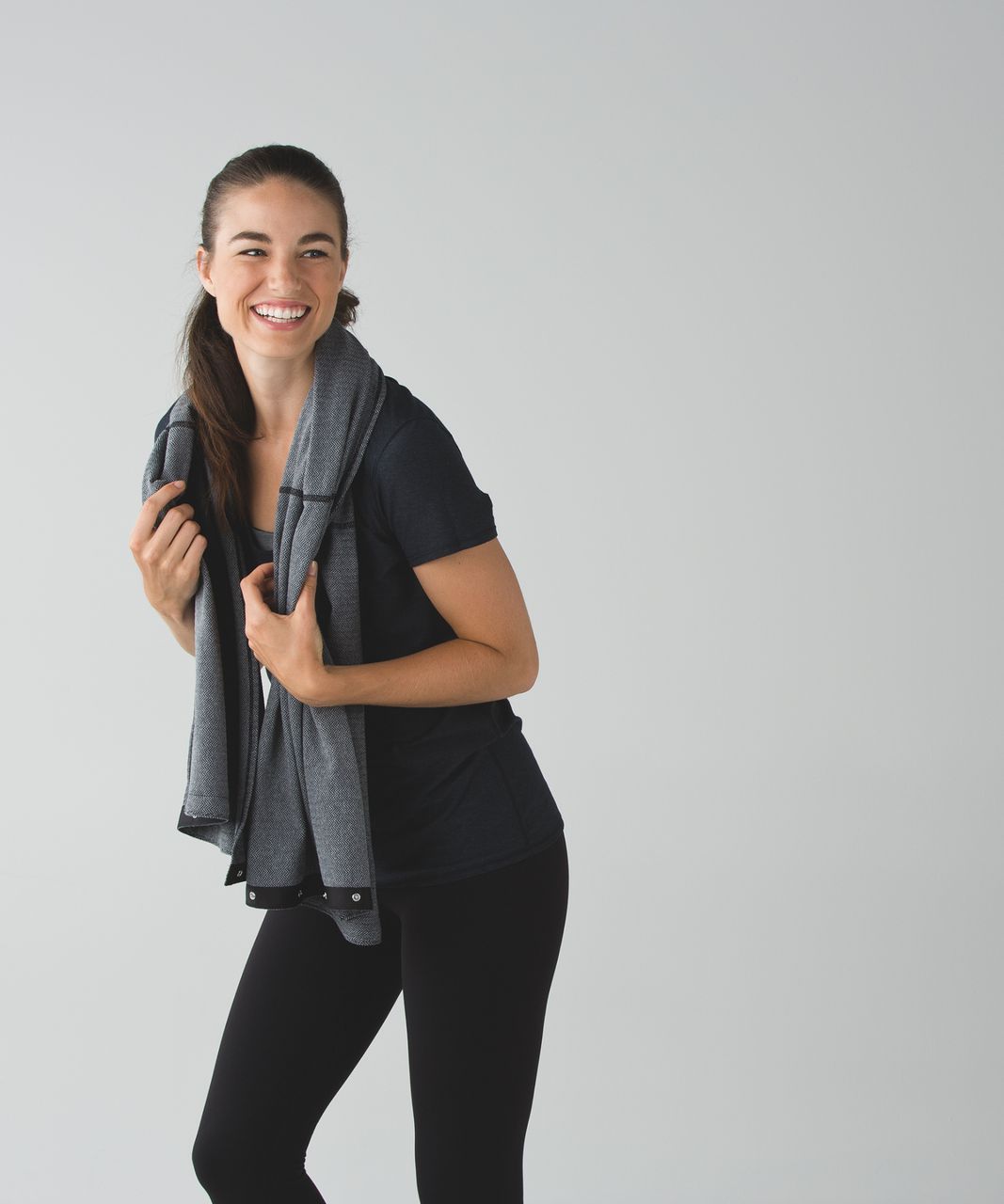 LULULEMON VINYASA SCARF - HHBH Heathered Herringbone Hungary