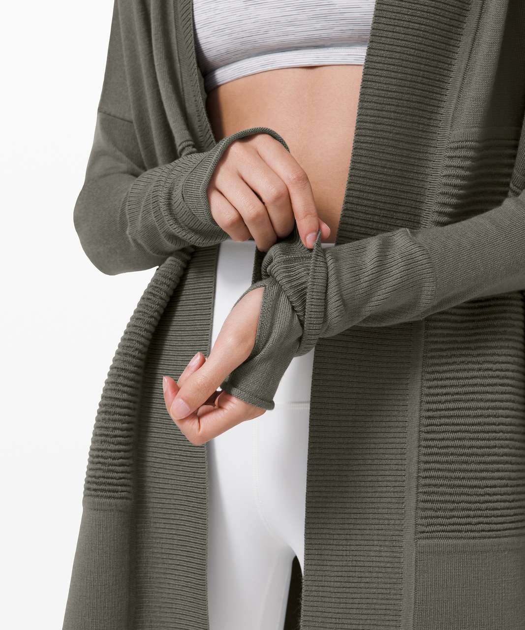 Lululemon Sit In Lotus Wrap II - Grey Sage