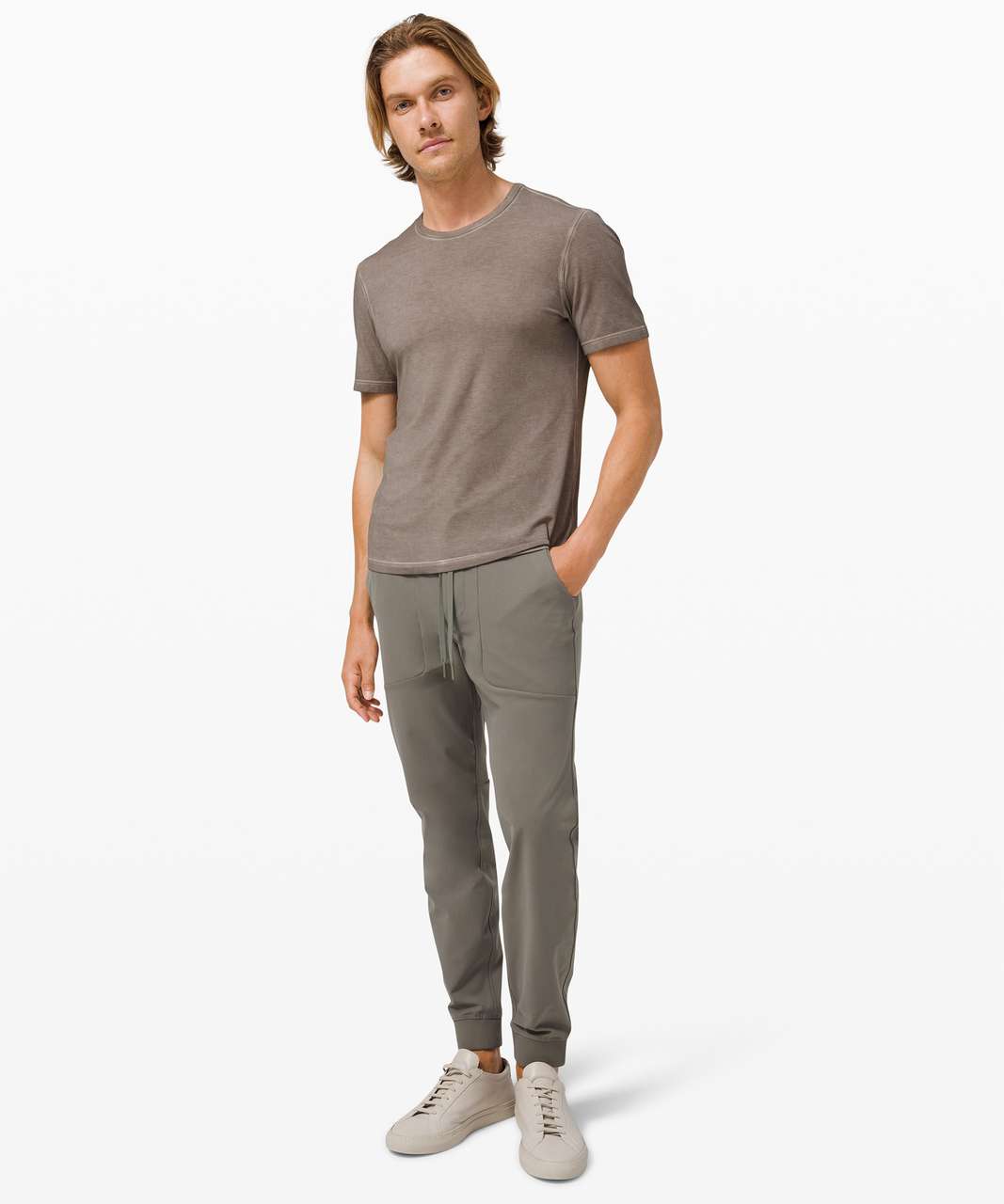 Lululemon 5 Year Basic Tee - Carbon Dust Sun Wash - lulu fanatics