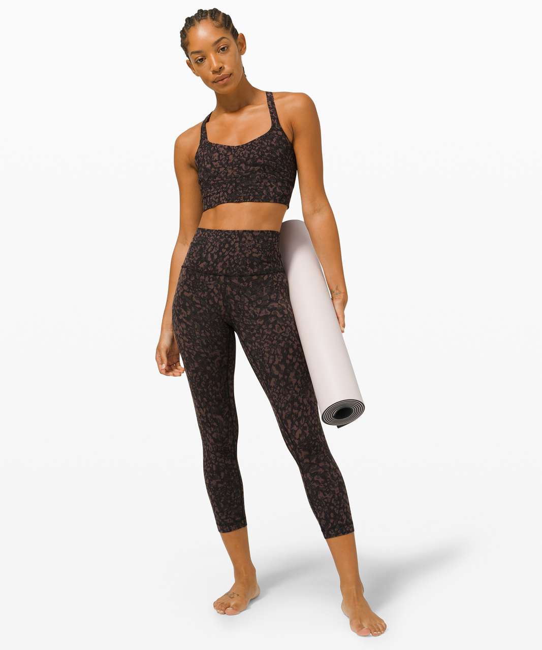 Lululemon Align Crop *21 - Wild Thing Camo Brown Earth Multi