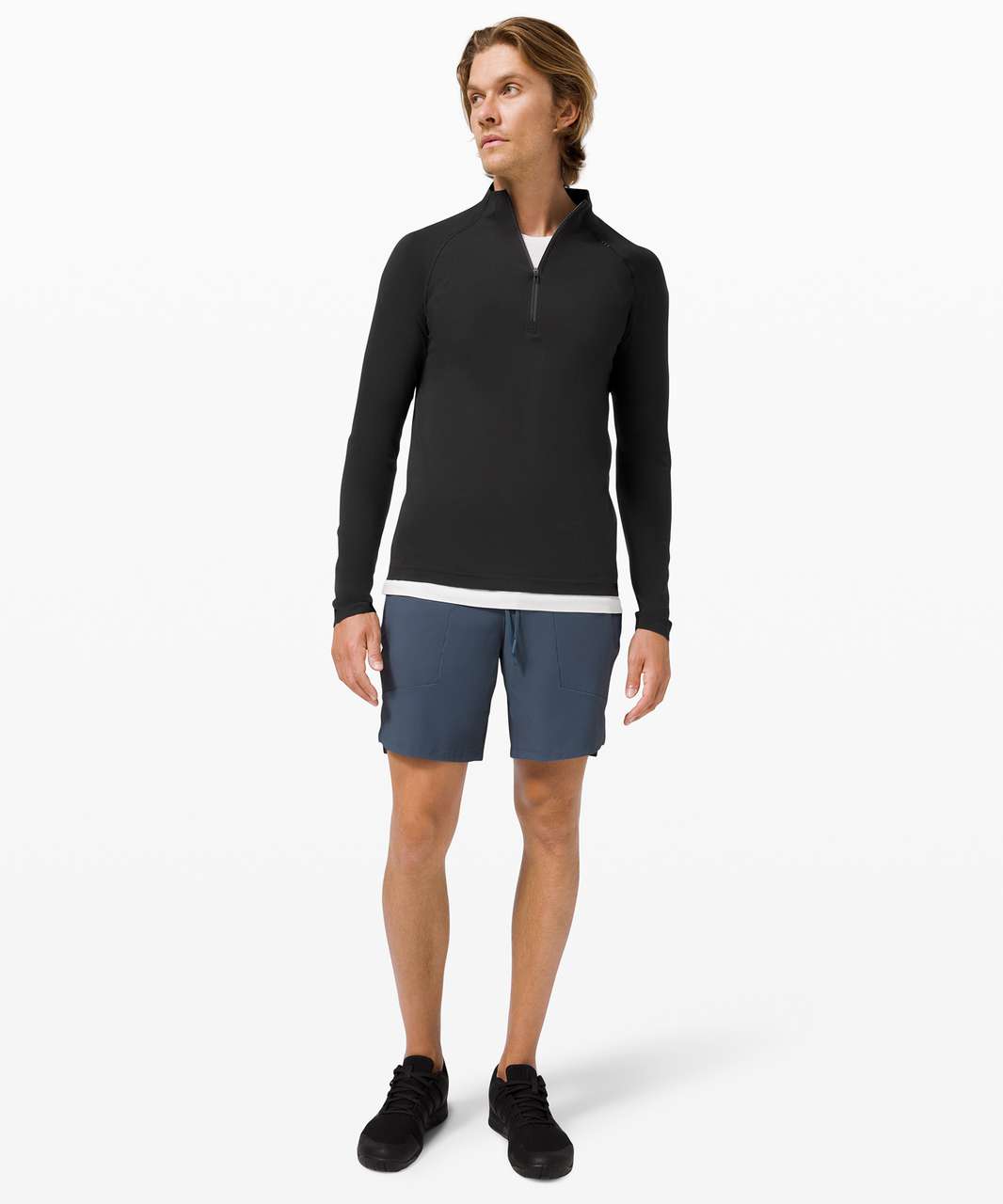 Lululemon Metal Vent Tech 1/2 Zip 2.0 - Black / Black (First Release)