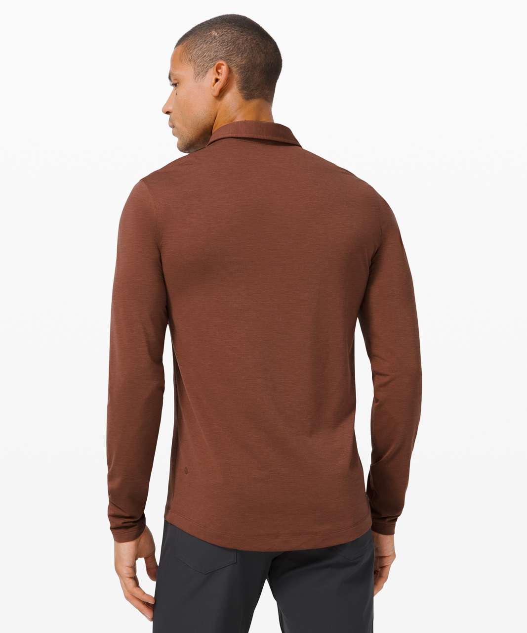 Lululemon Evolution Long Sleeve Polo - Ancient Copper