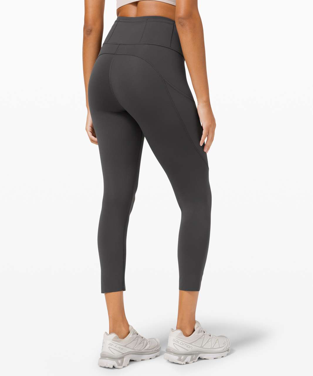 5'0] Loving lululemon stretch high rise crop 23”—perfect length of just  above the ankle & no hemming needed : r/PetiteFashionAdvice