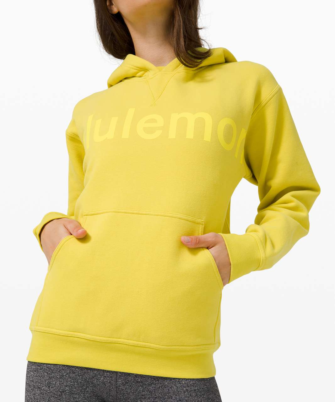 Lululemon All Yours Hoodie *Graphic - Yellow Serpentine