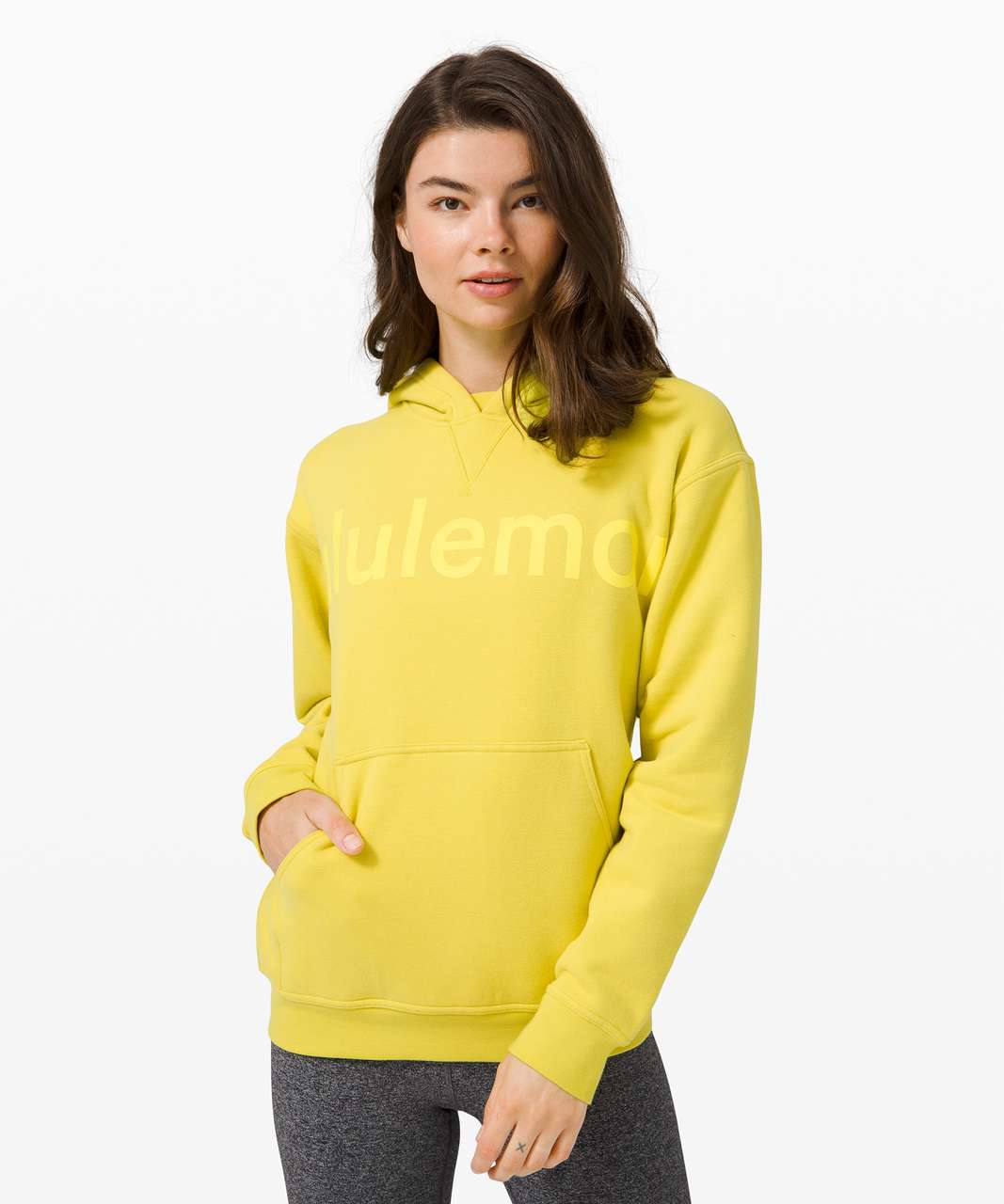 Lululemon All Yours Hoodie *Graphic - Yellow Serpentine