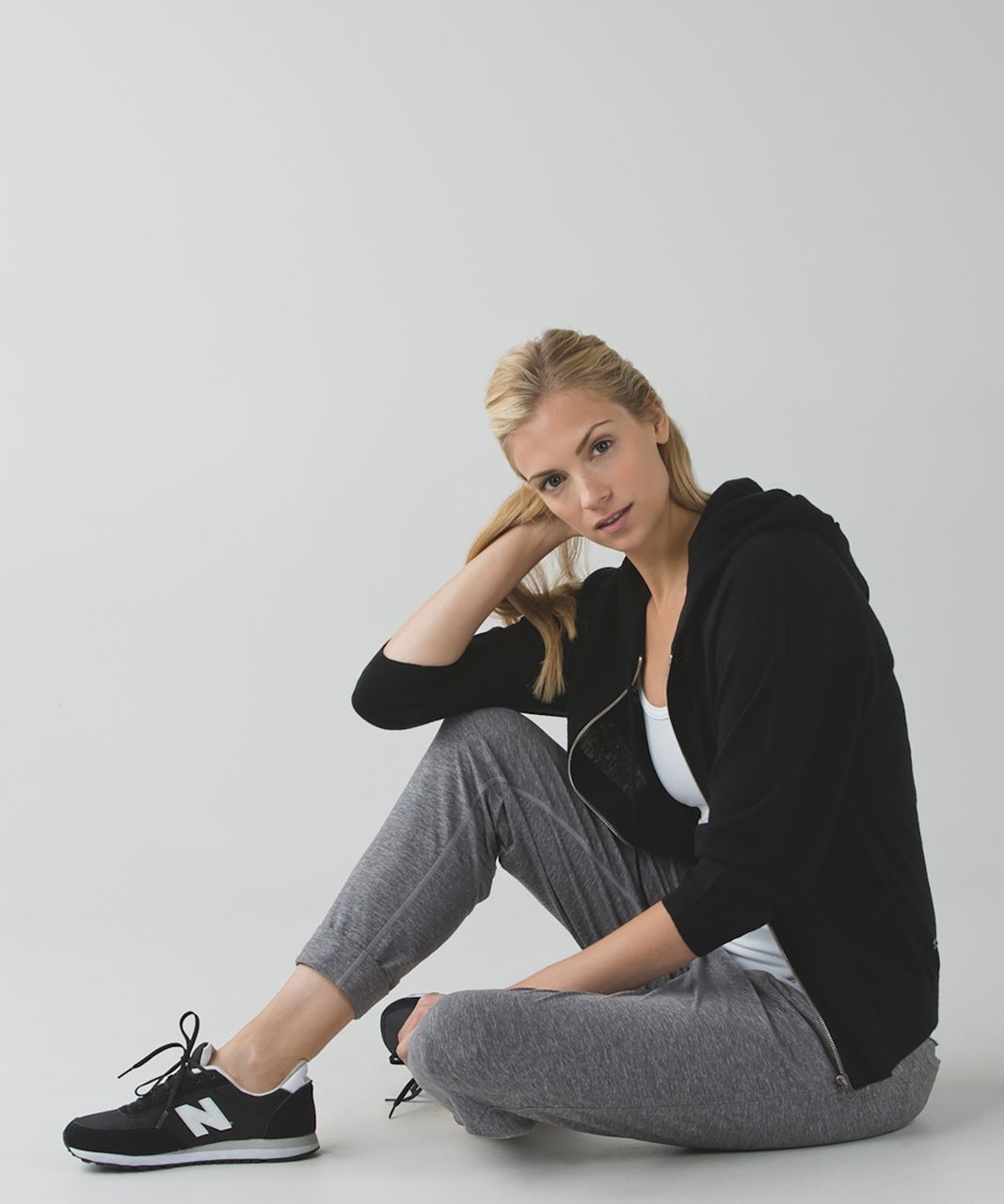 Lululemon Om On Hoodie - Black - lulu fanatics