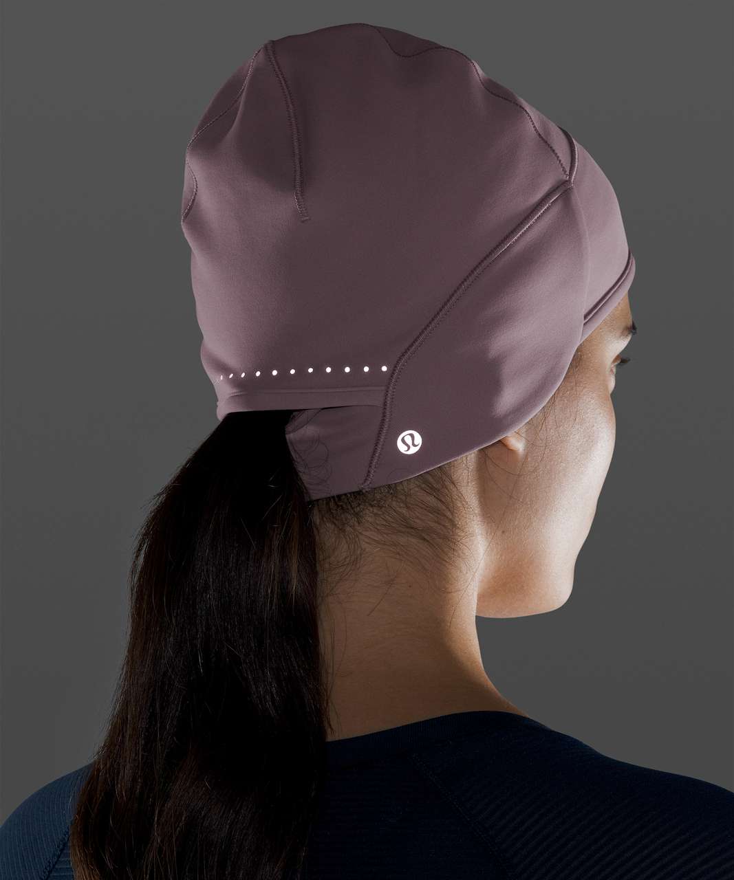 Lululemon Run for It All Beanie - Violet Verbena / Graphite Grey